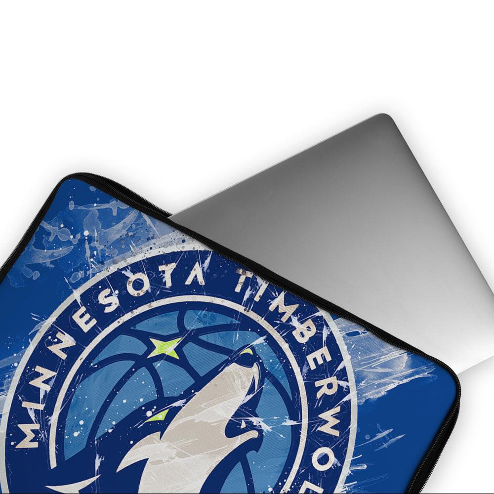 NBA Minnesota Timberwolves Logo Laptop Sleeve Protective Cover-Oxvistore