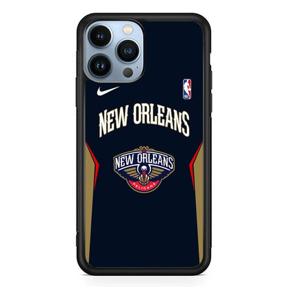 NBA New Orleans Pelicans Jersey Taste iPhone 15 Pro Case-Oxvistore