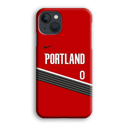 NBA Portland Trail Blazers Jersey iPhone 15 Plus Case-Oxvistore