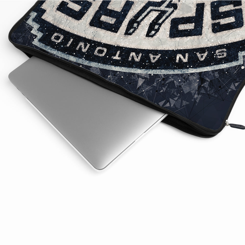 NBA San Antonio Spurs Abstract Laptop Sleeve Protective Cover