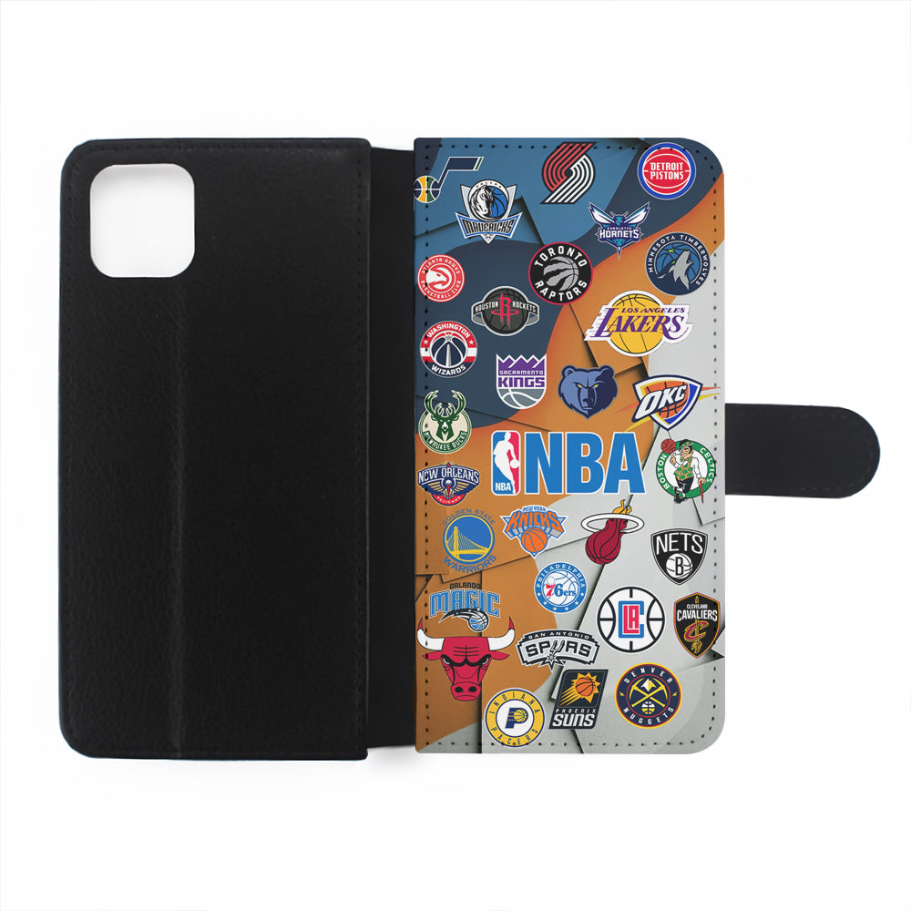 NBA Team Flip Wallet Phone Case