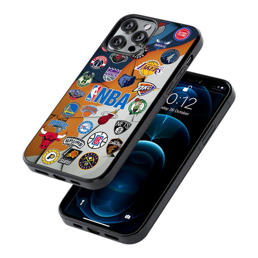 NBA Team 2D Rubber Phone Case-Oxvistore