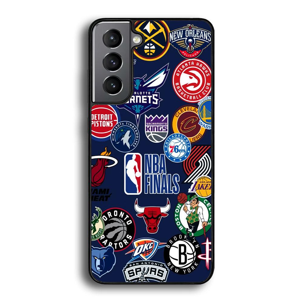 NBA The Finals of Champion Samsung Galaxy S24 Case-Rubber Black (2D Case)-Oxvistore