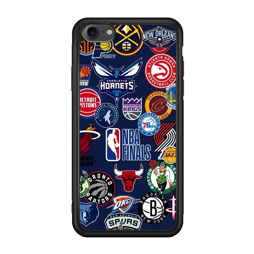NBA The Finals of Champion iPhone 7 Case-Rubber Black (2D Case)-Oxvistore