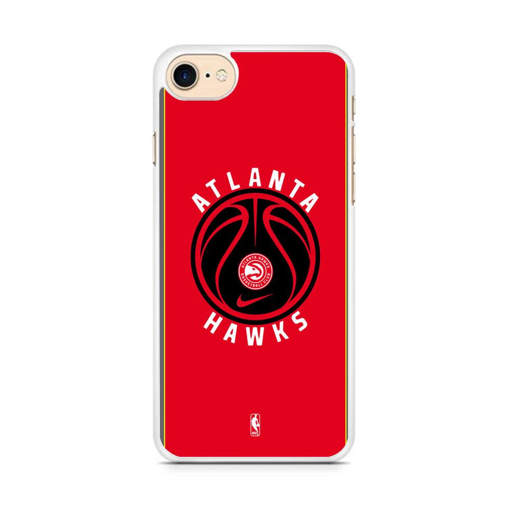 NBA Atlanta Hawks Simplicity iPhone 8 Case-Oxvistore