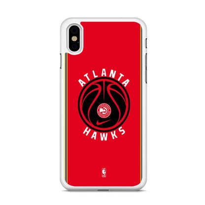 NBA Atlanta Hawks Simplicity iPhone X Case-Oxvistore