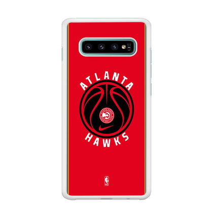 NBA Atlanta Hawks Simplicity Samsung Galaxy S10 Case-Oxvistore