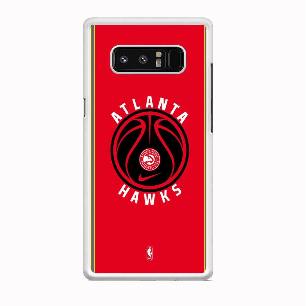 NBA Atlanta Hawks Simplicity Samsung Galaxy Note 8 Case-Oxvistore