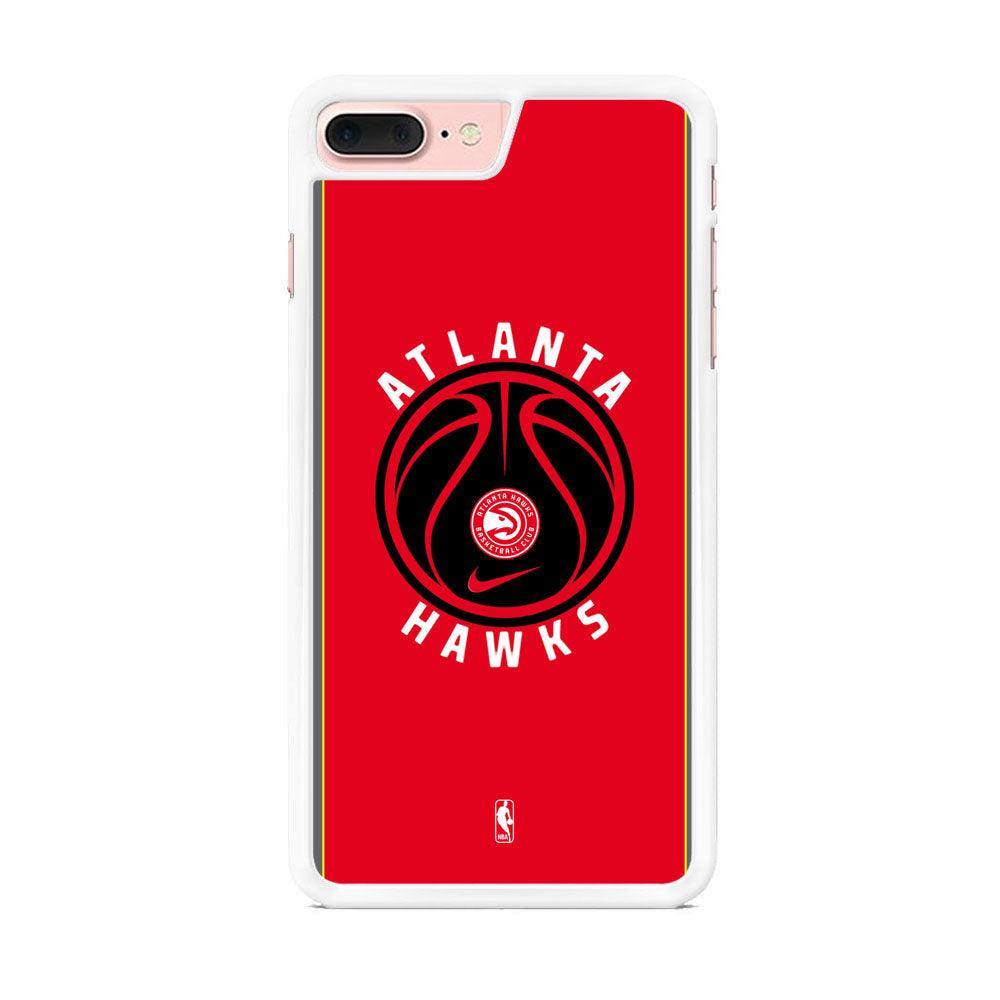 NBA Atlanta Hawks Simplicity iPhone 8 Plus Case-Oxvistore