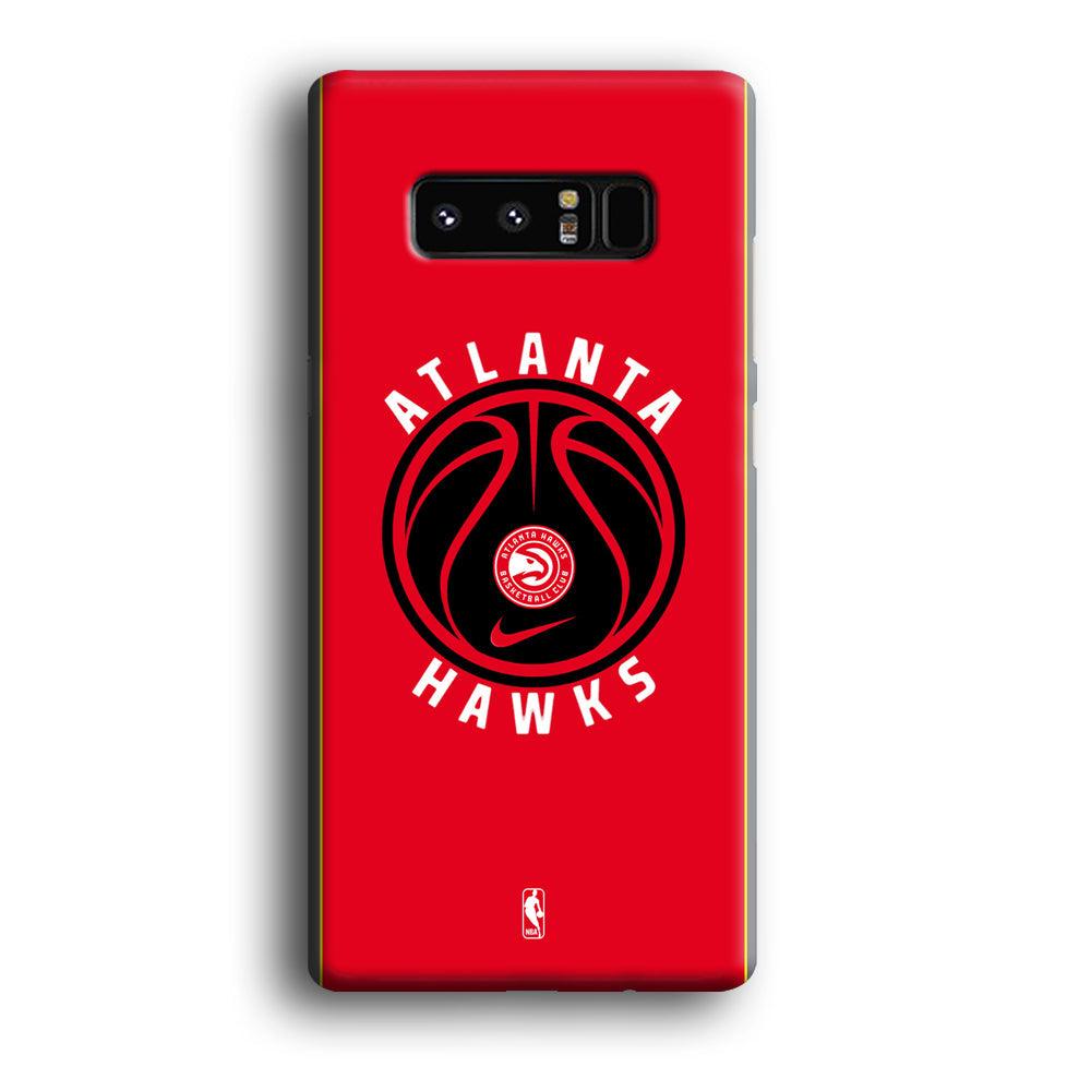 NBA Atlanta Hawks Simplicity Samsung Galaxy Note 8 Case-Oxvistore