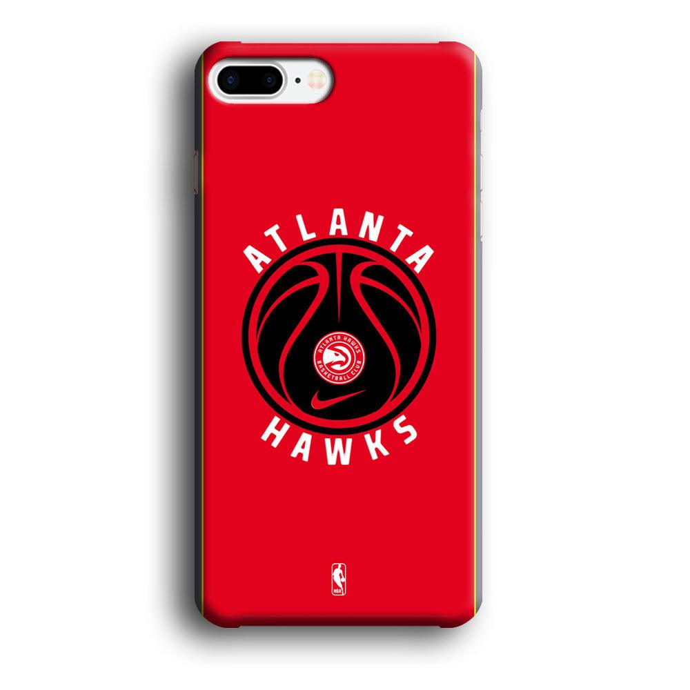 NBA Atlanta Hawks Simplicity iPhone 8 Plus Case-Oxvistore