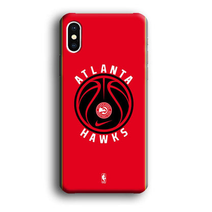 NBA Atlanta Hawks Simplicity iPhone X Case-Oxvistore