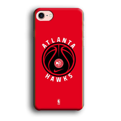 NBA Atlanta Hawks Simplicity iPhone 8 Case-Oxvistore