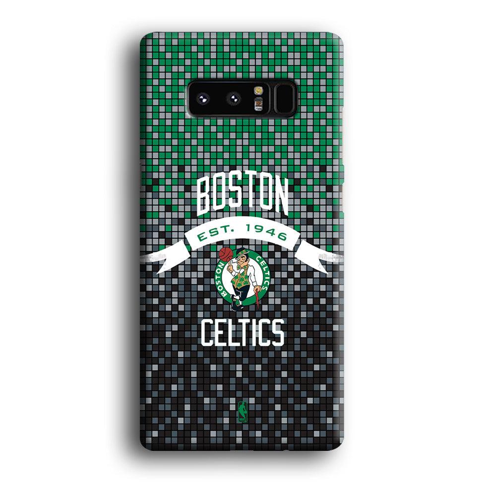 NBA Boston Celtics Colour Pixel Samsung Galaxy Note 8 Case-Oxvistore