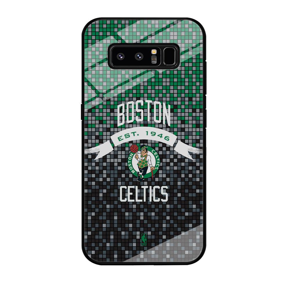 NBA Boston Celtics Colour Pixel Samsung Galaxy Note 8 Case-Oxvistore