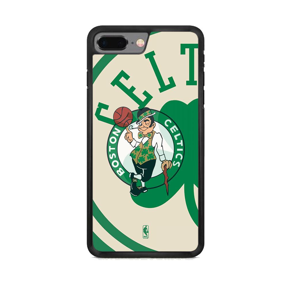NBA Boston Celtics Part of Pride iPhone 7 Plus Case-Rubber White (2D Case)-Oxvistore