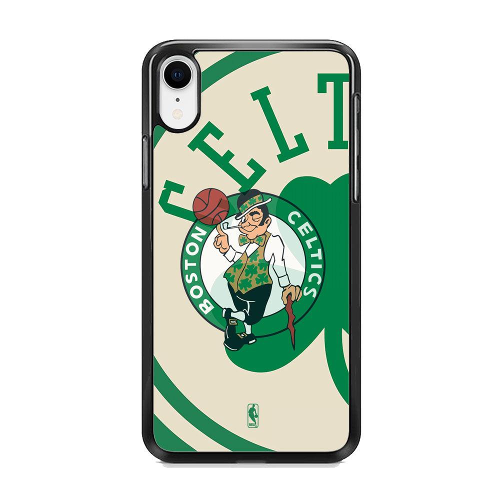 NBA Boston Celtics Part of Pride iPhone XR Case-Rubber Black (2D Case)-Oxvistore