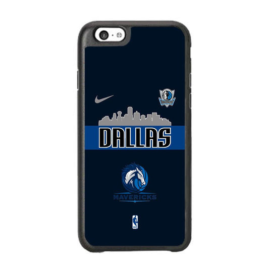 NBA Dallas Mavericks Jersey Exemplar iPhone 6 Plus | 6s Plus Case-Rubber Black (2D Case)-Oxvistore