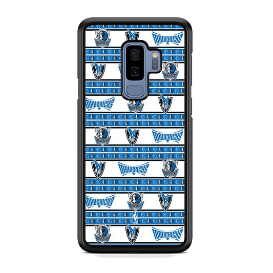 NBA Dallas Mavericks Scarf of Fanaticism Samsung Galaxy S9 Plus Case-Rubber Black (2D Case)-Oxvistore