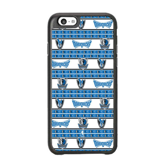NBA Dallas Mavericks Scarf of Fanaticism iPhone 6 Plus | 6s Plus Case-Rubber Black (2D Case)-Oxvistore