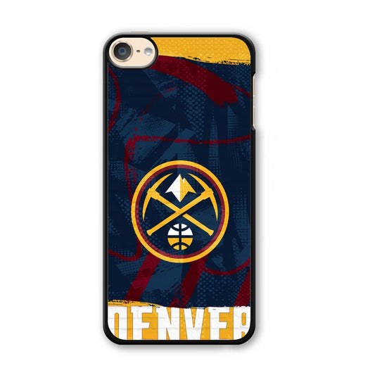 NBA Denver Nuggets Art of Legacy iPod Touch 6 Case-Plastic Black (2D Case)-Oxvistore