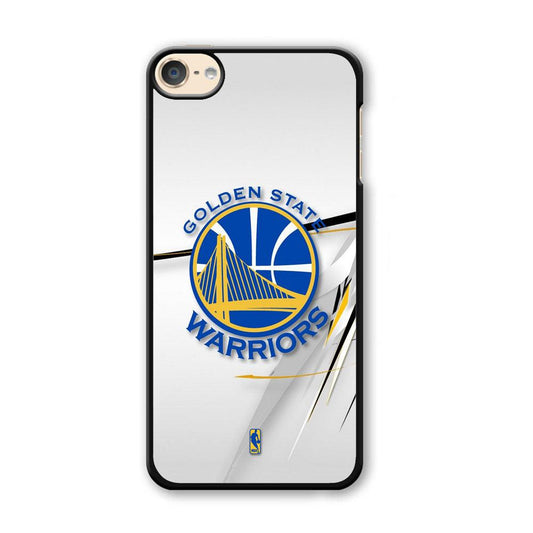 NBA Golden State Warriors Abstract Scratch iPod Touch 6 Case-Plastic Black (2D Case)-Oxvistore