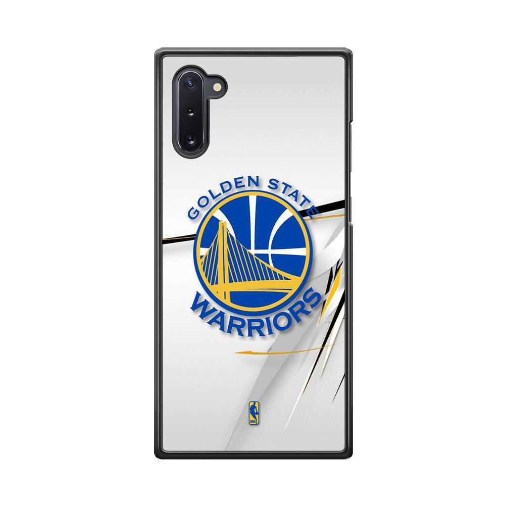 NBA Golden State Warriors Abstract Scratch Samsung Galaxy Note 10 Case-3D Case-Oxvistore