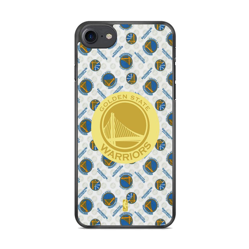 NBA Golden State Warriors Pattern of The Seasons iPhone 8 Case-Rubber Black (2D Case)-Oxvistore
