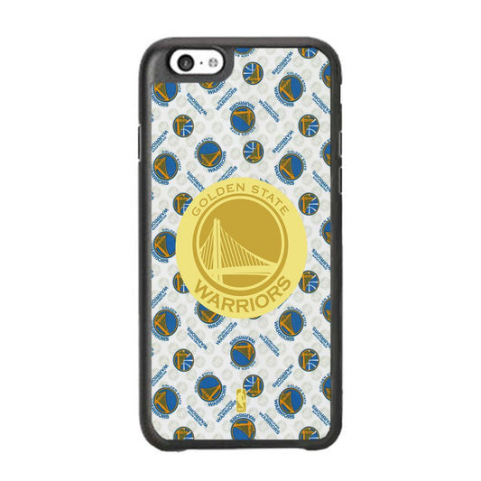 NBA Golden State Warriors Pattern of The Seasons iPhone 6 Plus | 6s Plus Case-Rubber Black (2D Case)-Oxvistore