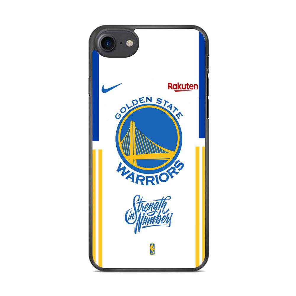 NBA Golden State Warriors Strength in Numbers iPhone 7 Case-Rubber Black (2D Case)-Oxvistore