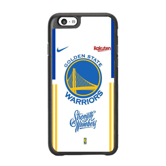 NBA Golden State Warriors Strength in Numbers iPhone 6 Plus | 6s Plus Case-Rubber Black (2D Case)-Oxvistore
