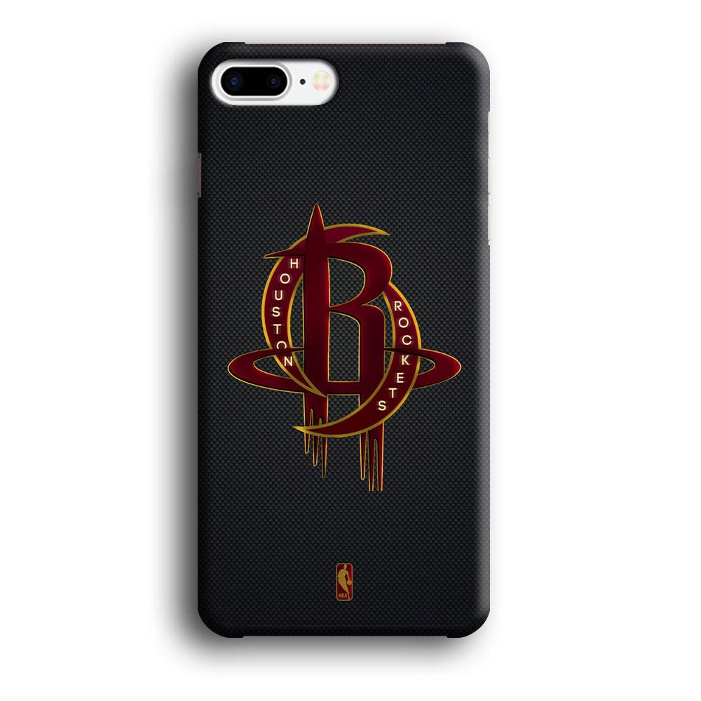 NBA Houston Rockets Gold Coil iPhone 7 Plus Case-Oxvistore