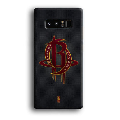 NBA Houston Rockets Gold Coil Samsung Galaxy Note 8 Case-Oxvistore