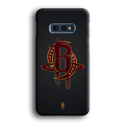 NBA Houston Rockets Gold Coil Samsung Galaxy S10E Case-Oxvistore