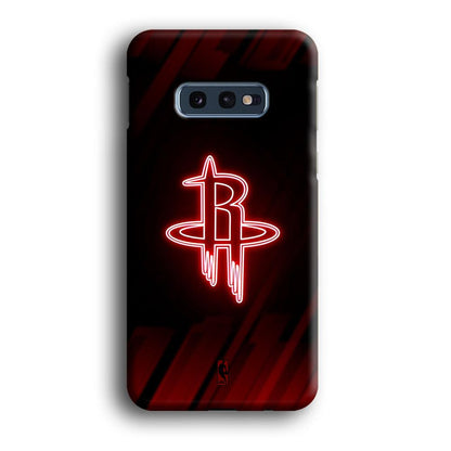 NBA Houston Rockets Red Glow Samsung Galaxy S10E Case-Oxvistore