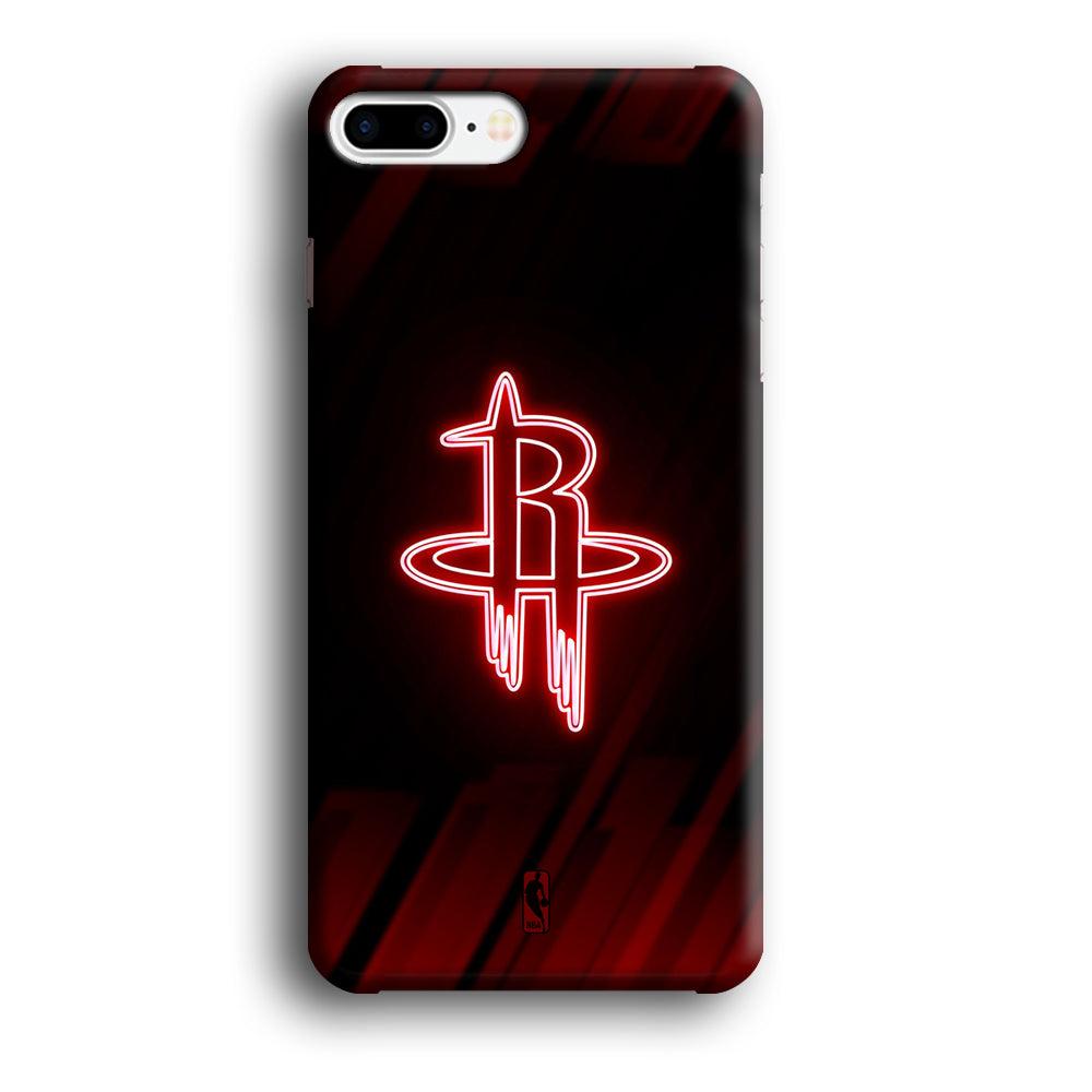 NBA Houston Rockets Red Glow iPhone 7 Plus Case-Oxvistore