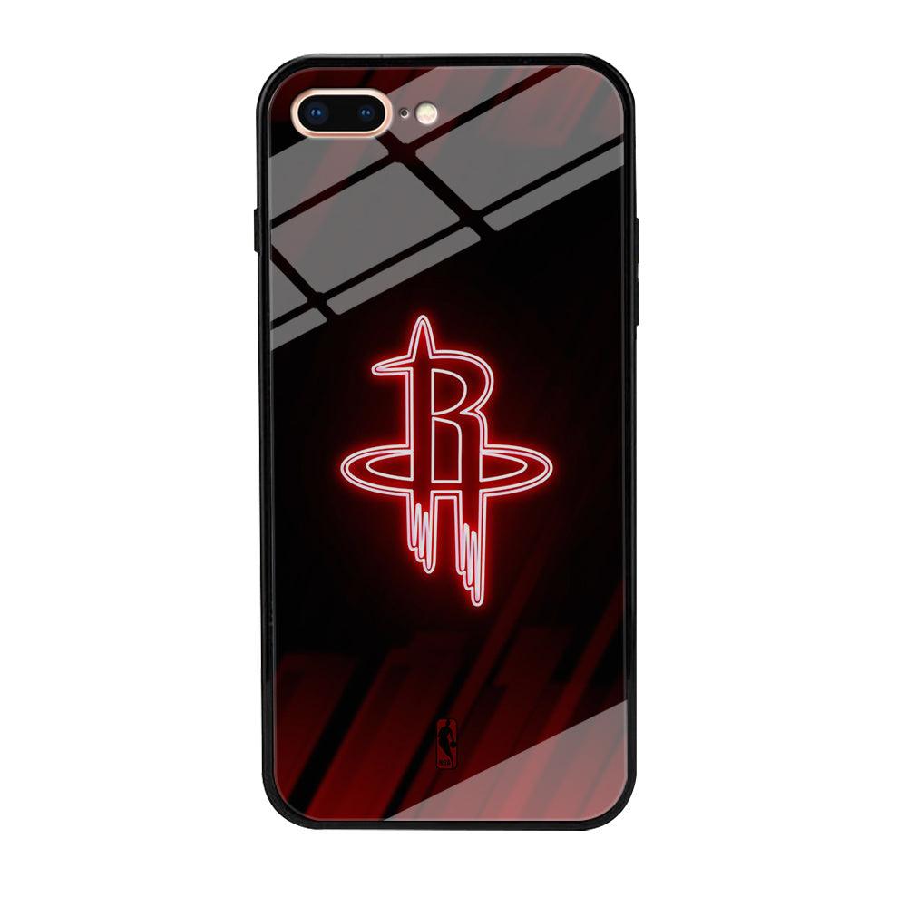 NBA Houston Rockets Red Glow iPhone 7 Plus Case-Oxvistore