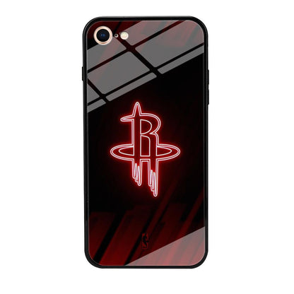 NBA Houston Rockets Red Glow iPhone 8 Case-Oxvistore