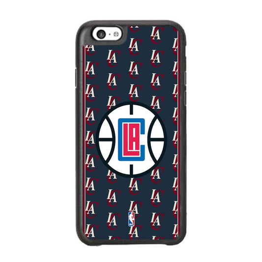 NBA Los Angeles Clippers Precis of Club iPhone 6 Plus | 6s Plus Case-Rubber Black (2D Case)-Oxvistore