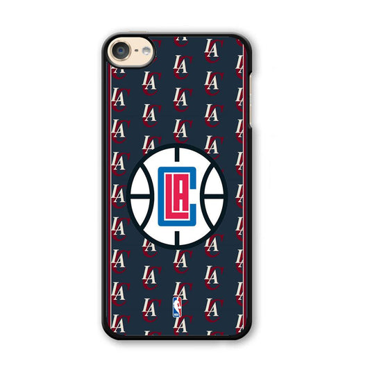 NBA Los Angeles Clippers Precis of Club iPod Touch 6 Case-Plastic Black (2D Case)-Oxvistore