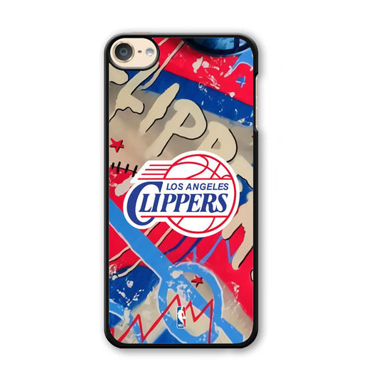 NBA Los Angeles Clippers Street Arts iPod Touch 6 Case-Plastic Black (2D Case)-Oxvistore