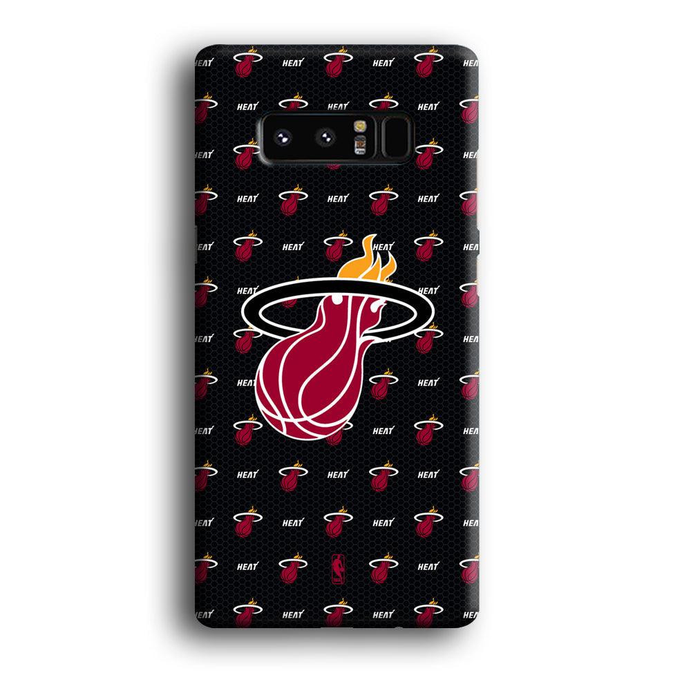 NBA Miami Heat Patern Symbol Samsung Galaxy Note 8 Case-Oxvistore