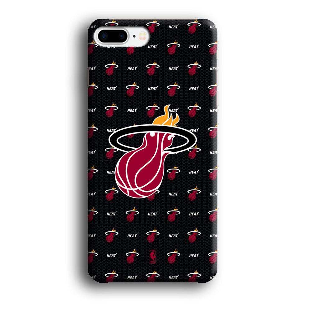 NBA Miami Heat Patern Symbol iPhone 8 Plus Case-Oxvistore