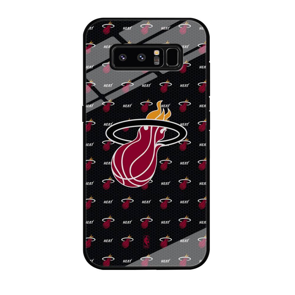 NBA Miami Heat Patern Symbol Samsung Galaxy Note 8 Case-Oxvistore