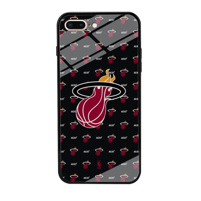 NBA Miami Heat Patern Symbol iPhone 8 Plus Case-Oxvistore