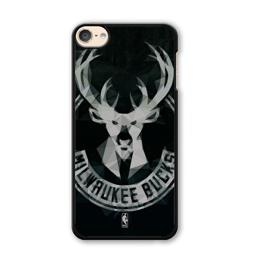 NBA Milwaukee Bucks Level Up iPod Touch 6 Case-Plastic Black (2D Case)-Oxvistore