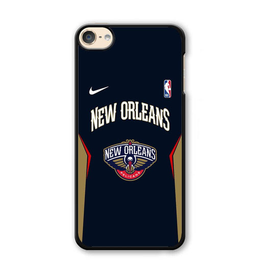 NBA New Orleans Pelicans Jersey Taste iPod Touch 6 Case-Plastic Black (2D Case)-Oxvistore