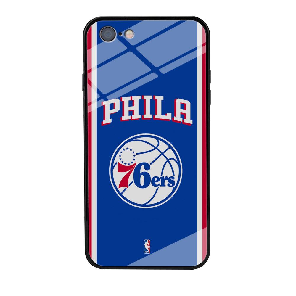 NBA Philadelphia 76ers Bold Line iPhone 6 Plus | 6s Plus Case-Oxvistore