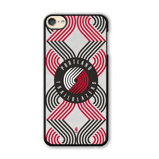 NBA Portland Trail Blazers Patern Logo iPod Touch 6 Case-Oxvistore