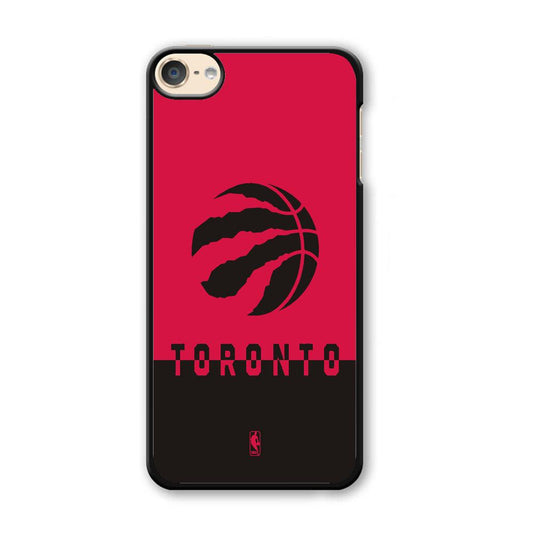 NBA Toronto Raptors Bold iPod Touch 6 Case-Plastic Black (2D Case)-Oxvistore